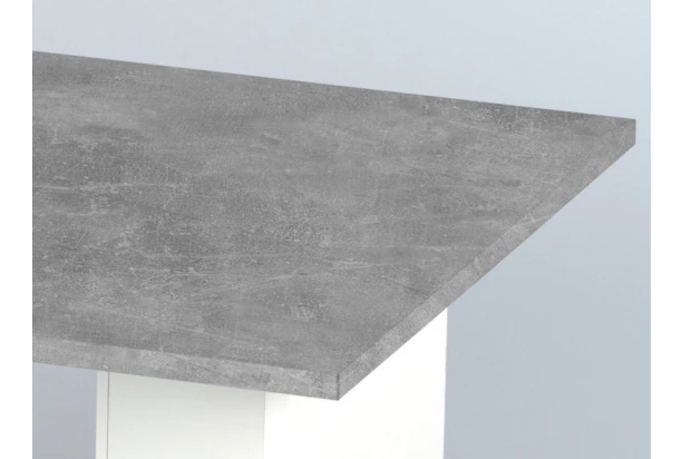 Konferenčný stolík Minimal, šedý betón/bílý