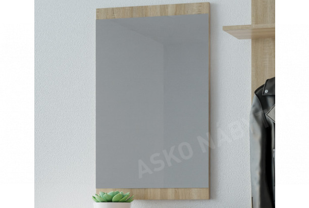 Nástenné zrkadlo Askon, dub sonoma