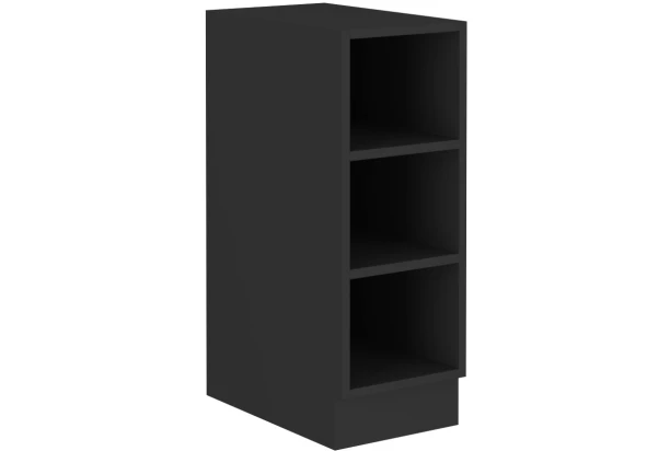 Dolný kuchynský regál Monza, 30 cm, čierny