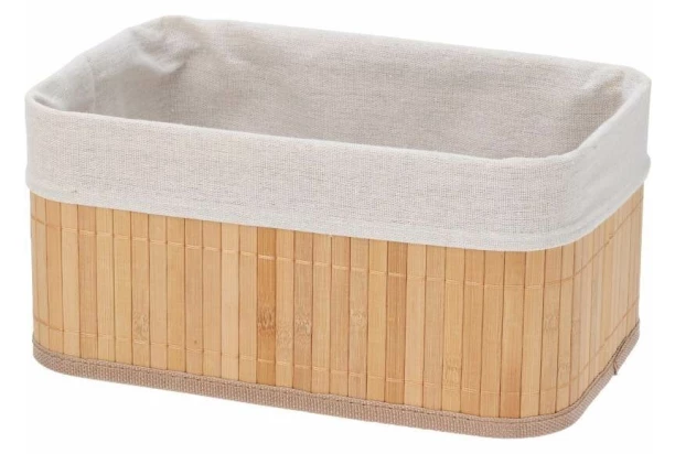 Úložný kôš 34x24x16 cm, bambus