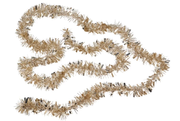 Vianočná reťaz 3 m, zlatý