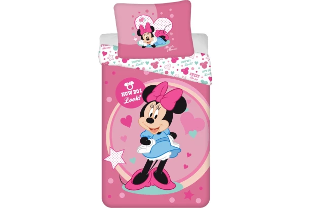 Detské obliečky Minnie Sweet like me, ružové