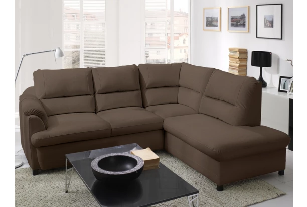 Rohová sedacia súprava Gusto 2F-OT(BK), hnedá látka