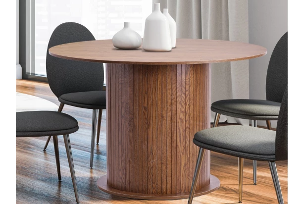 Okrúhly jedálenský stôl Seline, 120 cm, dub