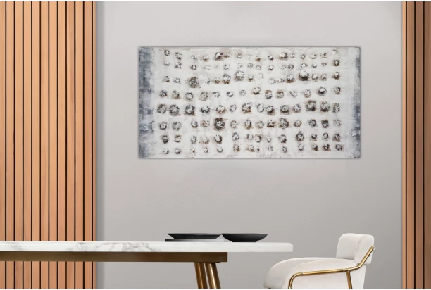 Ručne maľovaný obraz Abstrakcia, 140x70 cm