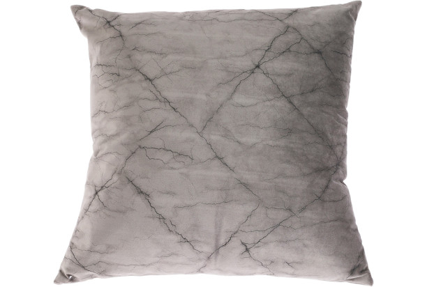 Dekoračný vankúš Cushion Mramor 45x45 cm, šedý