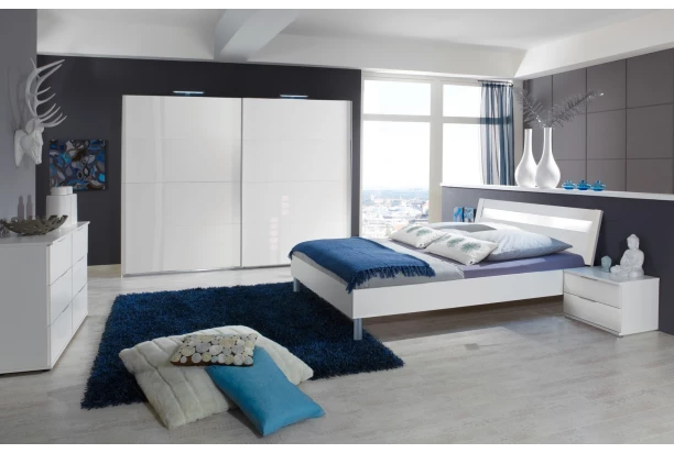 Zásuvková komoda Easy Plus, 130 cm, biela