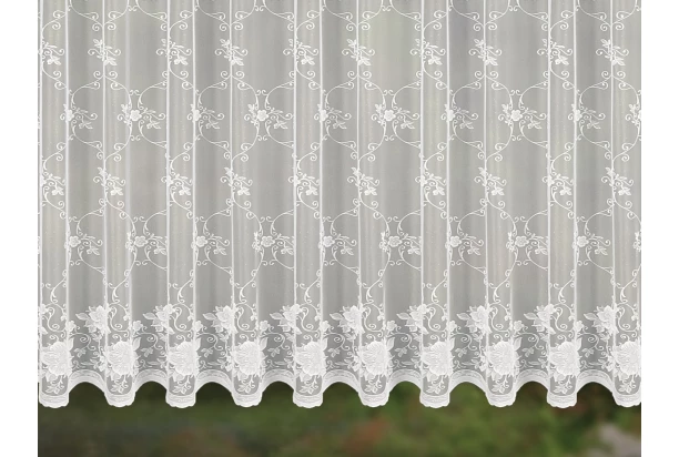 Záclona Adele 300x145 cm, vzor kvety