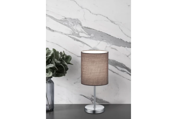 Stolná lampa Jerry, šedá