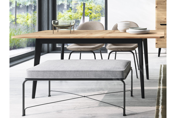 Rozkladací jedálenský stôl Nordi 140x80 cm, dub artisan