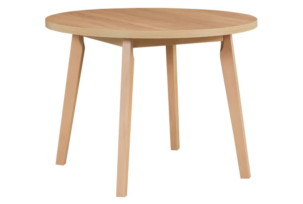 Okrúhly jedálenský stôl Norveg 100 cm, dub sonoma