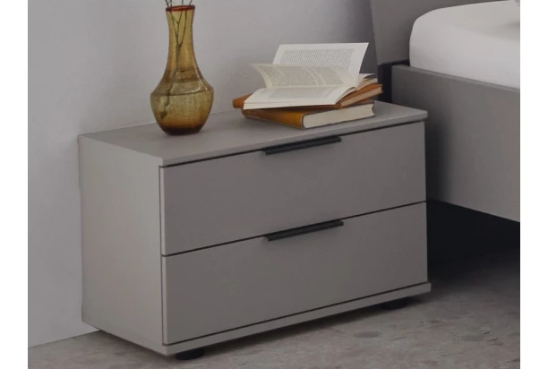 Set nočných stolíkov (2 ks) Tilburg, šedá sahara