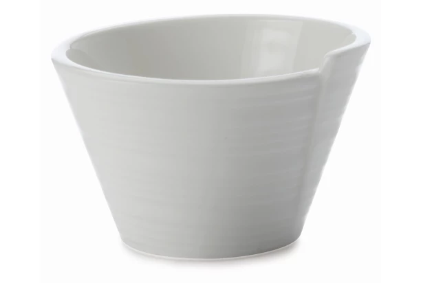 Kónická miska Cirque 5,5 cm, biela