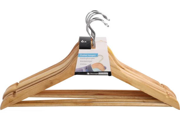 Súprava ramienok (6 ks) drevená