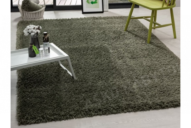 Eko koberec Floki 60x110 cm, tmavo zelený