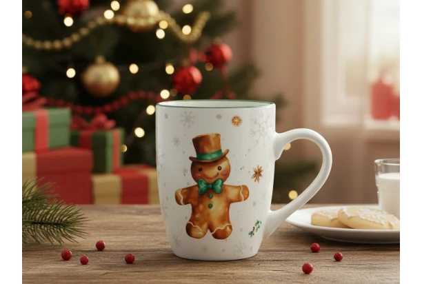Vianočný hrnček Pán Perníček, 320 ml