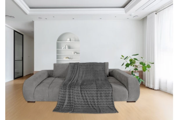 Deka Cashmere touch Nele 150x200 cm, šedá