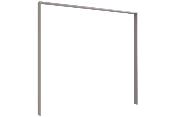 Paspartový rám k šatníkovej skrini Tilburg, 228 cm, šedá sahara