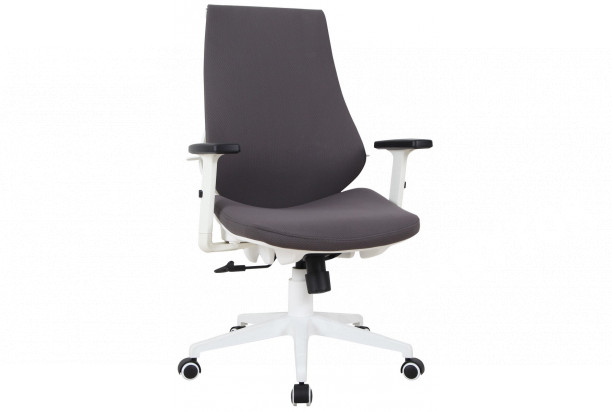Kancelárska stolička Epos, biela/sivá