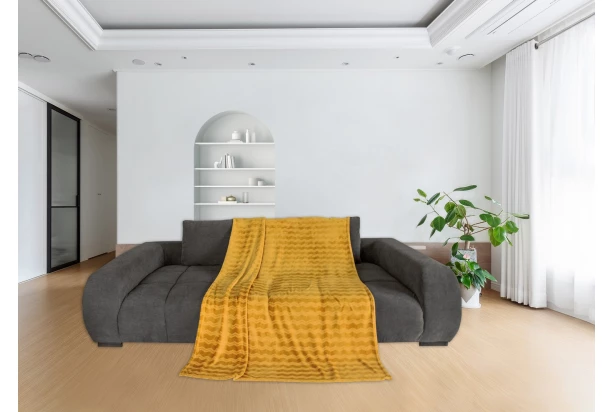 Deka Cashmere touch Nele 150x200 cm, žltá