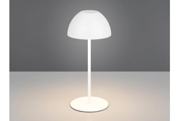 Nabíjacia LED stolná lampička Ortiz, biela