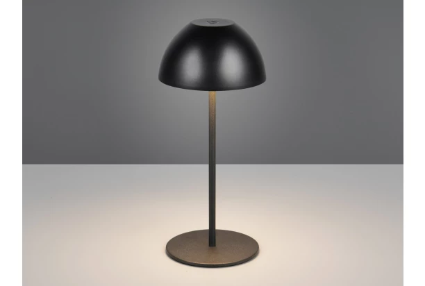 Nabíjacia LED stolná lampička Ortiz, čierna