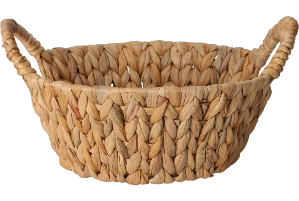 Pletený úložný košík 26x11 cm, vodný hyacint