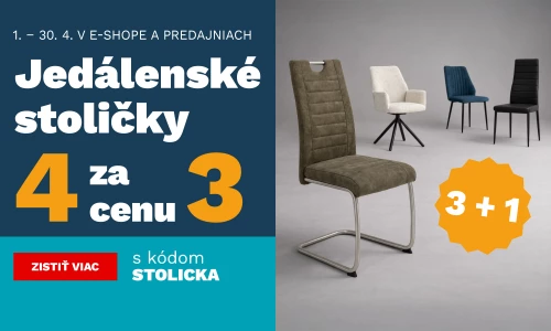 Židle 3+1 1-30.-4-2026