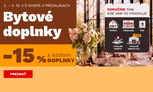 15 % na bytové doplňky 2-4-10-2026