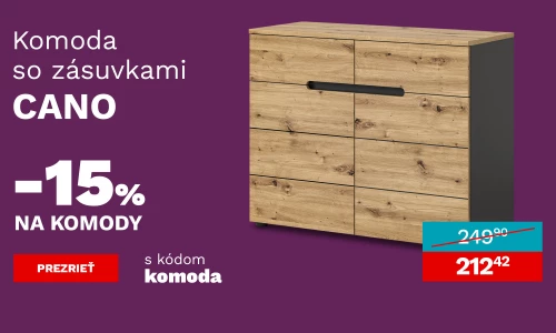 Tip z nabídky CANO 15 % na komody