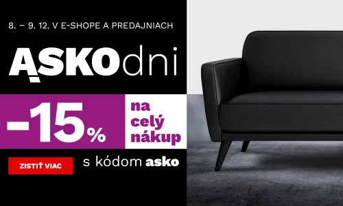 ASKO dny 15% na vše 8-9-12-2025