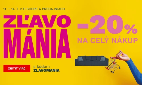 20 % Slevománie 11-14-7-2026