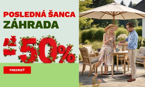 Zahrada v plném proudu - 50 %