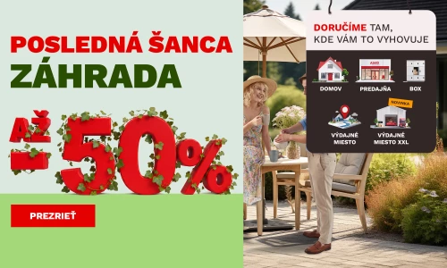 Zahrada v plném proudu - 50 %