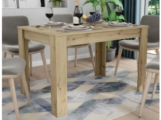 Jedálenský stôl Adam 120x80 cm, dub artisan, rozkladací