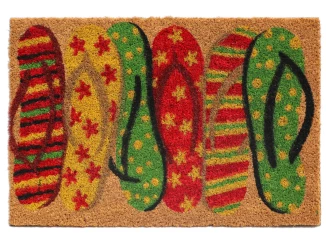 Rohožka Letné žabky 40x60 cm, farebná