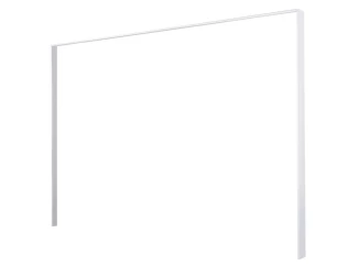 Paspartový rám k šatníkovej skrini Diver, biely