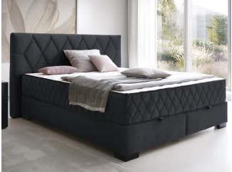 Posteľ Reve 180x200 cm, tmavo šedá látka