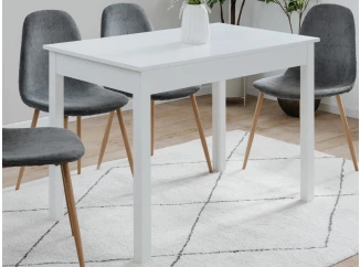 Jedálenský stôl Capri 110x67 cm, biely
