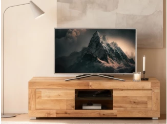 TV stolík s osvetlením Oakland 140 cm, dub montana