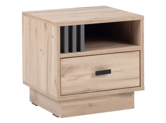 Nočný stolík Almo, dub estana/antracit