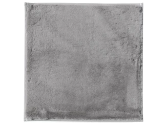 Kúpeľňová predložka Králik 50x50 cm, strieborná