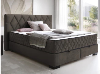 Posteľ Reve 180x200 cm, blatistá hnedá látka