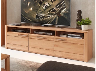 Široký TV stolík Nature One, 190 cm, masívny buk