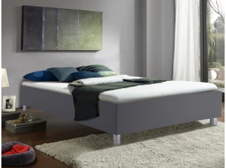 Posteľ Studio 140x200 cm, tmavo šedá látka