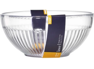 Sklenená misa Lawe, 21,5 cm