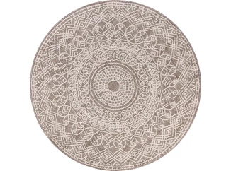 Okrúhly koberec Jeans 120 cm, taupe