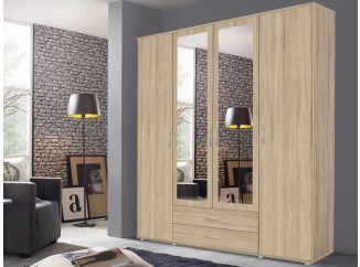 Šatníková skriňa Twin, dub sonoma