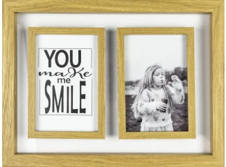 Fotorámik pre 2 ks foto, 23x33x2 cm