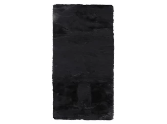 Koberec Laza 80x150 cm, umelá kožušina, antracitový